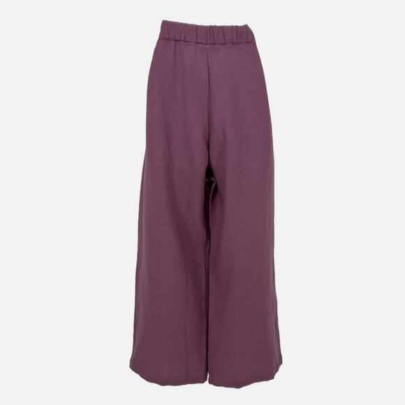 Pant Vesta Vegan Wide Leg Ankle Pant in Lilac Size Small - Picture 4 of 8